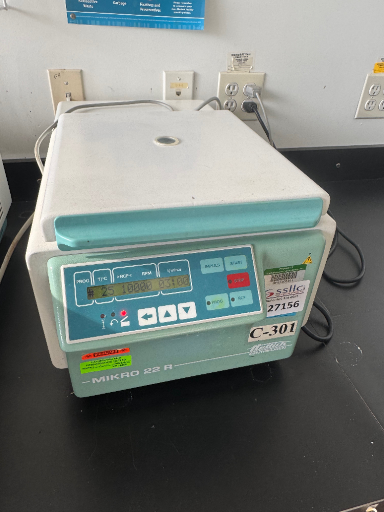 Image of Hettich Mikro 22 R Refrigerated Centrifuge